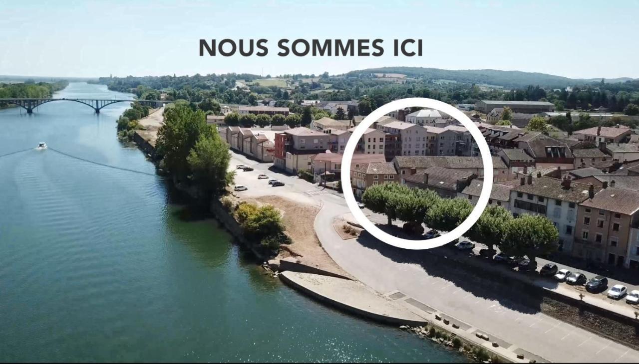 Le Graff - Locationtournus Apartment Luaran gambar